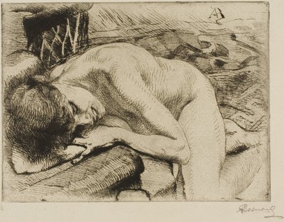 スリーピング・モデル 作： Albert Besnard
