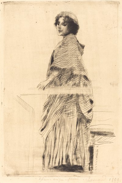 岬の女 作： Albert Besnard
