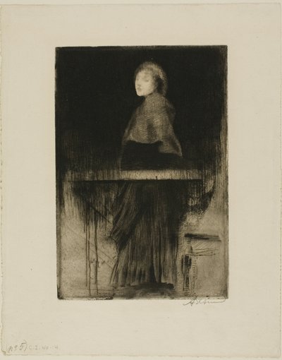 岬の女 作： Albert Besnard