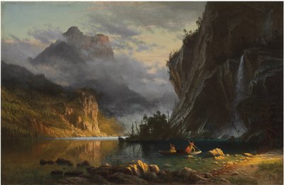 （キャンバスに油彩） 作： Albert Bierstadt