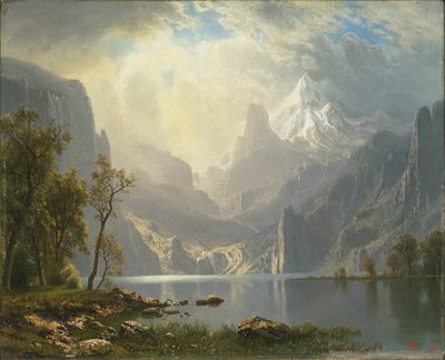 シエラ-タホ湖 作： Albert Bierstadt