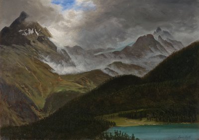 風景 作： Albert Bierstadt