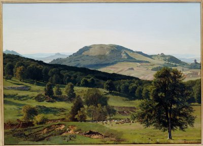 風景-丘とデール 作： Albert Bierstadt
