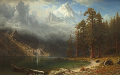 コルコラン山、1876-77年頃（キャンバスに油彩） 作： Albert Bierstadt