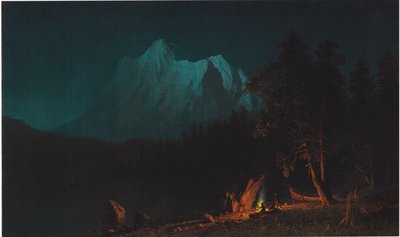月光による山岳風景 作： Albert Bierstadt