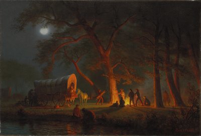 オレゴントレイル 作： Albert Bierstadt