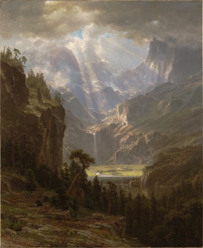  作： Albert Bierstadt