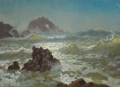 カリフォルニア州シールロック、1872年頃 作： Albert Bierstadt
