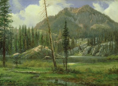 シエラネバダ山脈 作： Albert Bierstadt