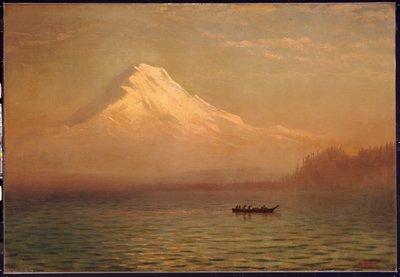 タコマ山の日の出 作： Albert Bierstadt