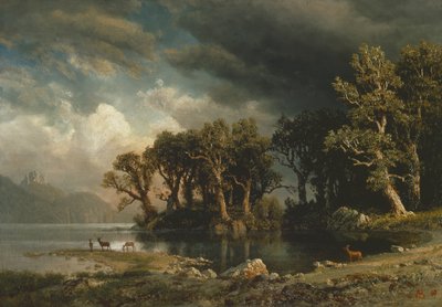 来るべき嵐 作： Albert Bierstadt