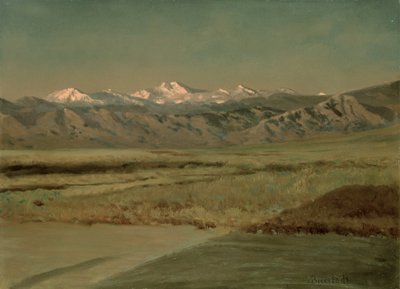 グランドティトンズ、ワイオミング 作： Albert Bierstadt