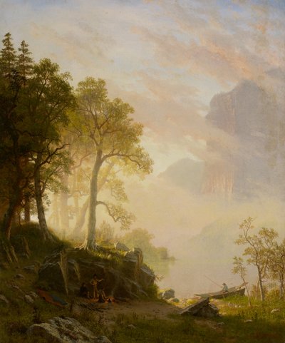  作： Albert Bierstadt