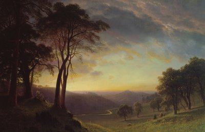 サクラメントリバーバレー 作： Albert Bierstadt