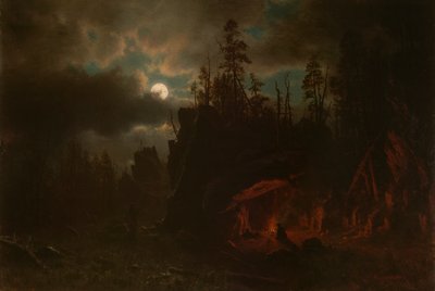 トラッパーズ 作： Albert Bierstadt