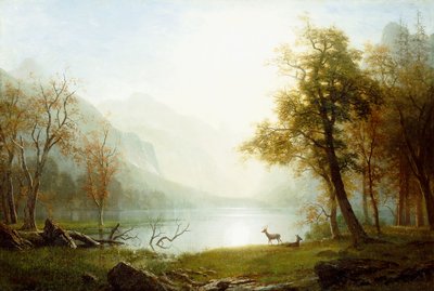 キングズキャニオンの谷 作： Albert Bierstadt