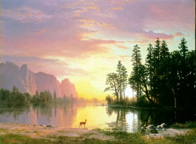 ヨセミテバレー 作： Albert Bierstadt