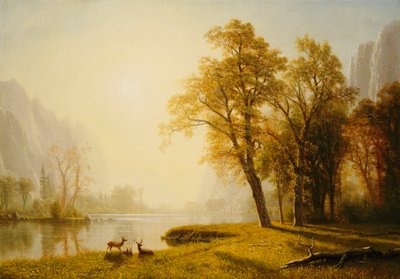 ヨセミテバレー 作： Albert Bierstadt