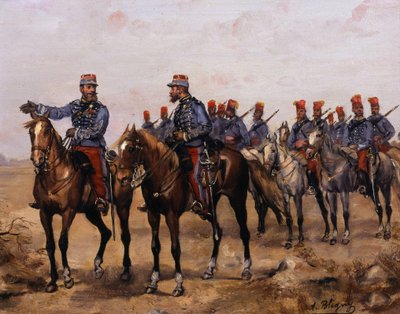 アフリカのハンターたち 作： Albert Bligny