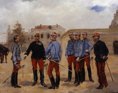 アフリカのハンターたち 作： Albert Bligny