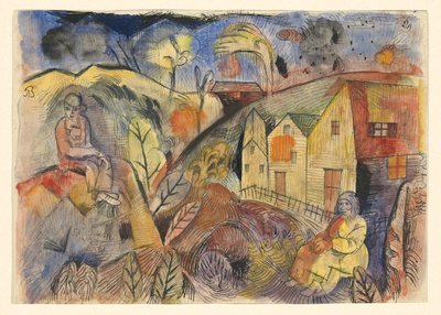 村人 作： Albert Bloch