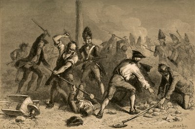 1877年、ニューヨークの自由の柱の防衛。 作： Albert Bobbett