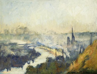 セントキャサリンの山、ルーアン 作： Albert Charles Lebourg