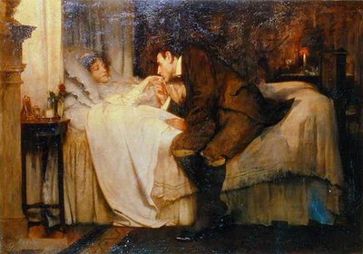 春（油彩・キャンバス 作： Albert Chevallier Tayler