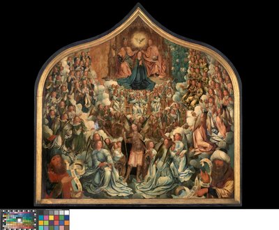 A Coroação da Virgem (óleo sobre painel) 作： Albert Cornelis