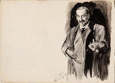 ジョン・S・サージェント後のアッシャー・ヴェルトハイマー 作： Albert Edelfelt