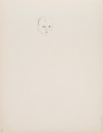 子供の頭 作： Albert Edelfelt