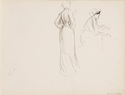 スタッフの草稿 作： Albert Edelfelt