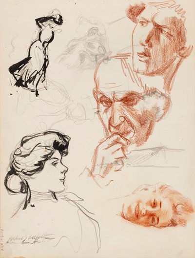スタッフの草稿 作： Albert Edelfelt