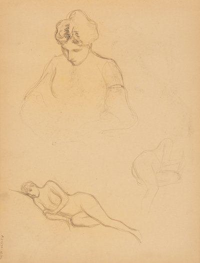 スタッフの草稿 作： Albert Edelfelt
