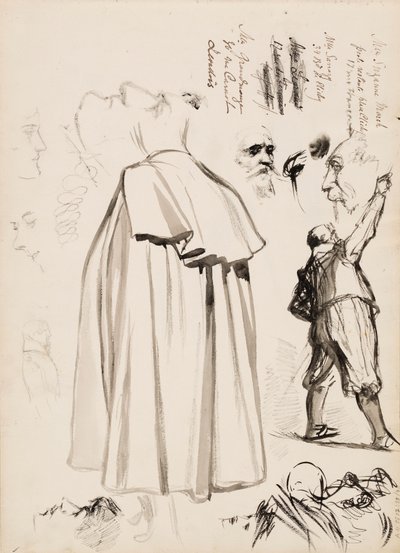 男性像、顔 作： Albert Edelfelt
