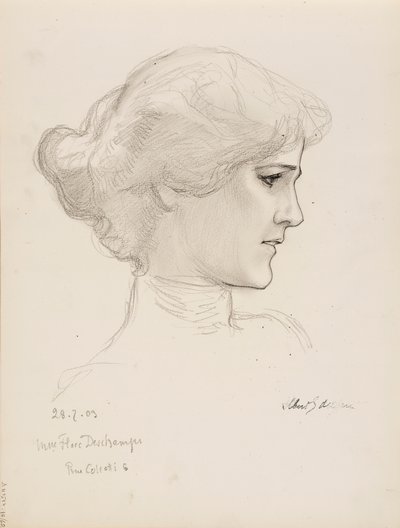フローレ・デシャン 作： Albert Edelfelt