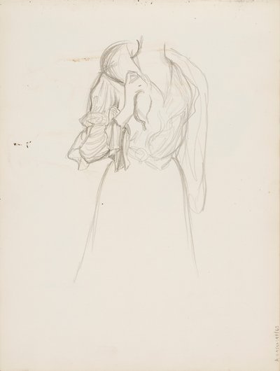 ナイシャーモ（フローレ・デシャン夫人？） 作： Albert Edelfelt