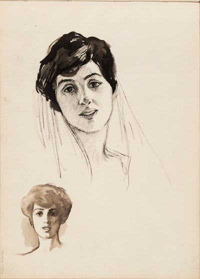 女性フィギュア 作： Albert Edelfelt