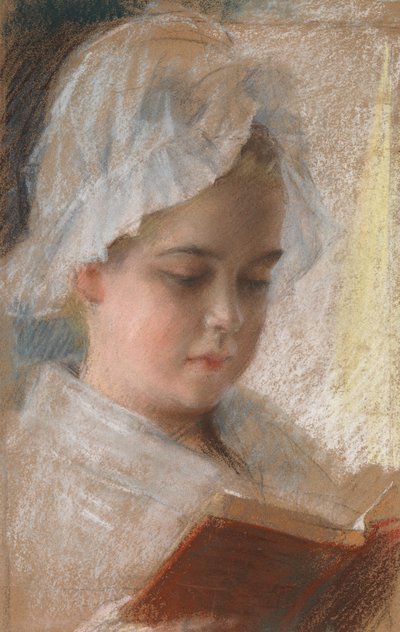 「ベルタ・エーデルフェルトの肖像」、習作 作： Albert Edelfelt