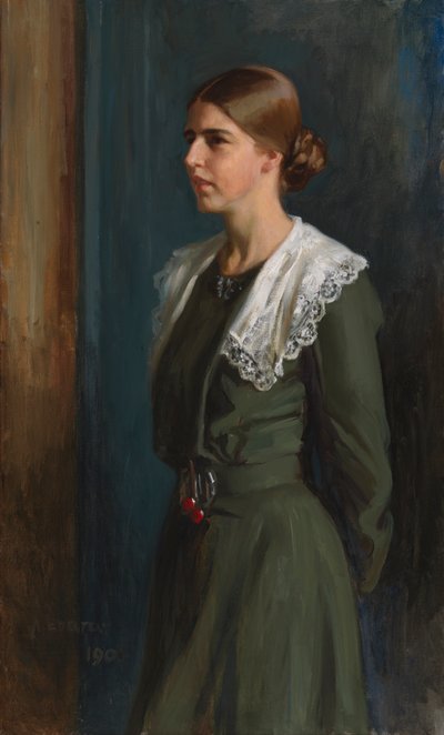 ミカエラ・プール夫人（旧姓クローン）の肖像 作： Albert Edelfelt