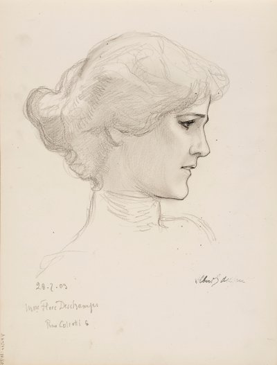 フローレ・デシャン 作： Albert Edelfelt
