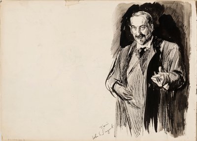 ジョン・S・サージェント後のアッシャー・ヴェルトハイマー 作： Albert Edelfelt