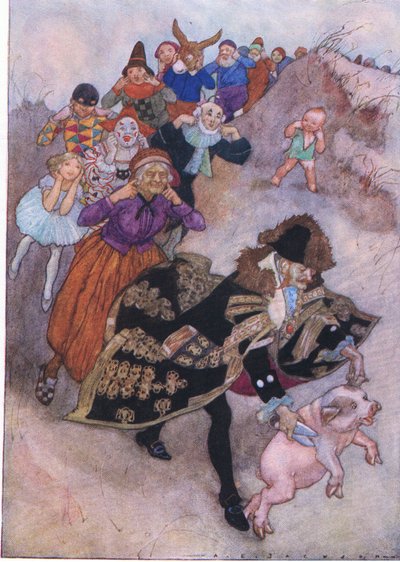The Water Babies pub.by Humphrey Milford Oxford University Press、1930年頃（カラーリソ） 作： Albert Edward Jackson