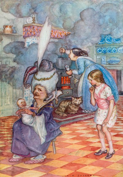 不思議の国のアリスのイラスト（カラーリソ） 作： Albert Edward Jackson