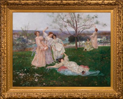 春の花、1897年頃 作： Albert Emile Artigue