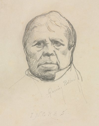 イングレスの肖像画。 作： Albert Ernest Carrier Belleuse