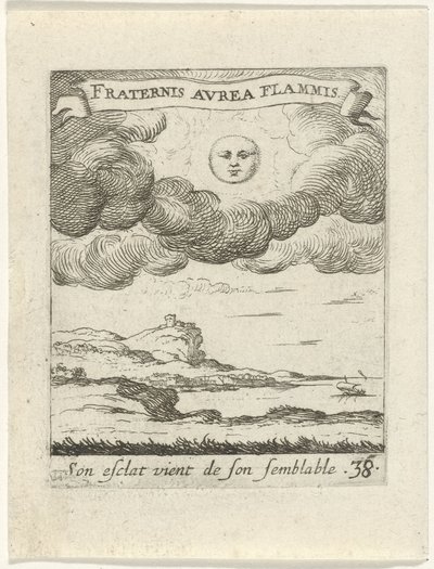 月のある風景 Moralizing Love Emblems (シリーズタイトル) Devises et emblèmes d