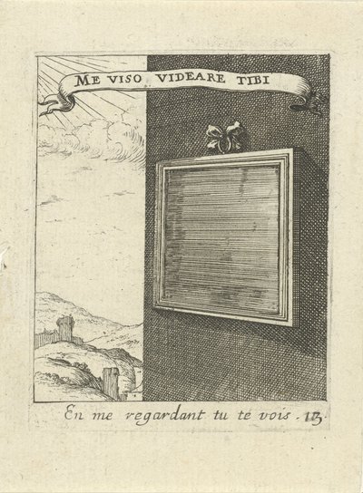 鏡のある壁 Moralizing Love Emblems (シリーズタイトル) Devises et emblèmes d
