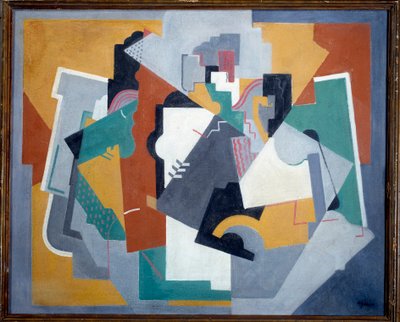コンポジション、20世紀（キャンバスに油彩） 作： Albert Gleizes