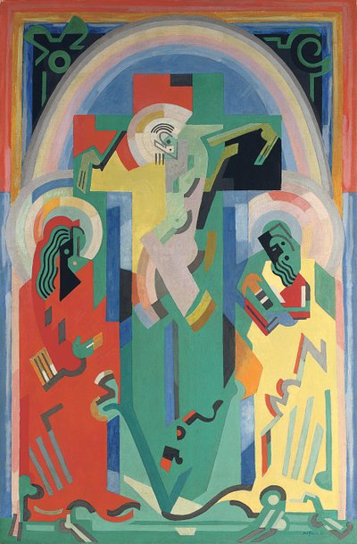磔刑像 1935年頃 油彩・カンヴァス 作： Albert Gleizes